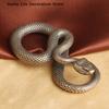 Copper Brass Mini Snake Antique Bronze Figurines Decor For Home Office Decoration Desktop Ornament Pure Copper Miniatures Statue