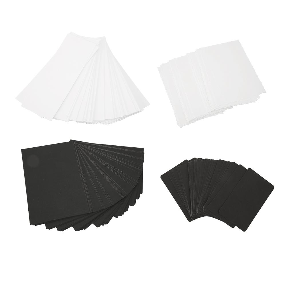 100 stücke Karton Mehrzweck Dicken Stilvolle Einfache Karton Papier für Postkarten Party Einladung