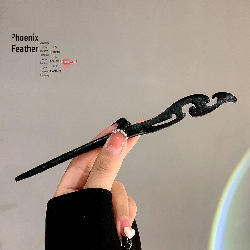 Ancient Chinese-Style Hanfu Hair Accessories: Elegant Updo Hairpins with Tassels for Women