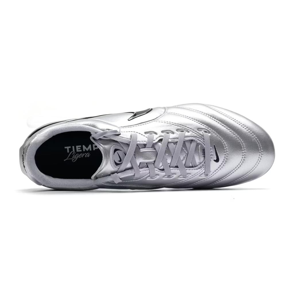 Nike Tiempo Ligera FG Firm Ground Soccer Shoes Unisex Silver HQ3158-001