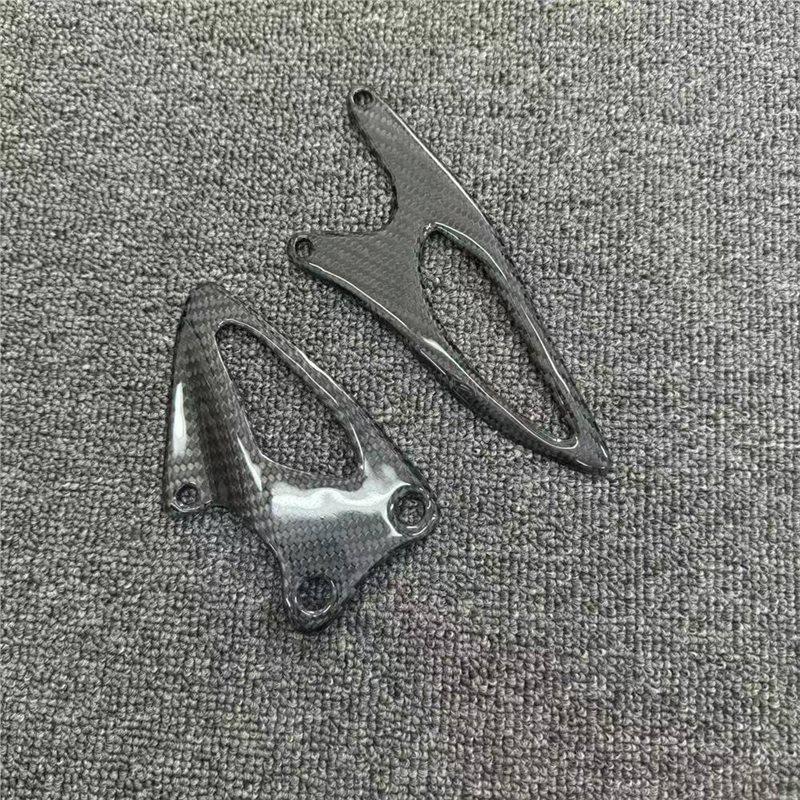 Guard Heel Plates Rearsets Carbon Fiber Motorcycle For R1 R1M 2015-2024 Heel Guards