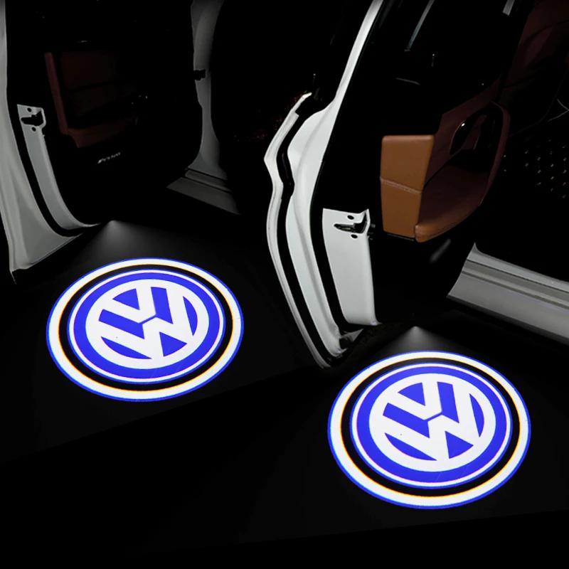 For VW Volkswagen Jetta MK5 Golf For Volkswagen VW GOLF POLO PASSAT TIGUAN TOURAN TOUAREG Car Door Welcome Light Led HD Projecto