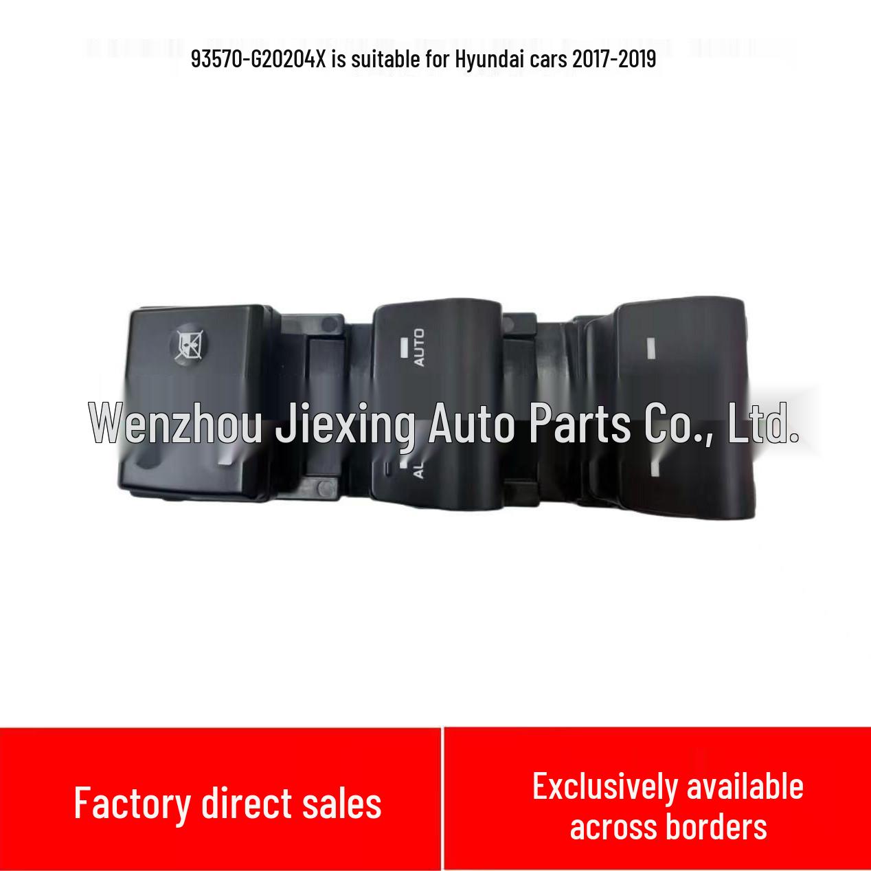 Hyundai Car Window Lifter Switch 93570-G20204X for 2017-2019 Models Electric
