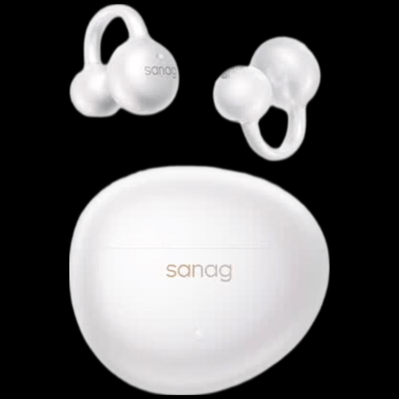 SANAG S7S AI Bone Conduction Ear Clip Bluetooth Headset