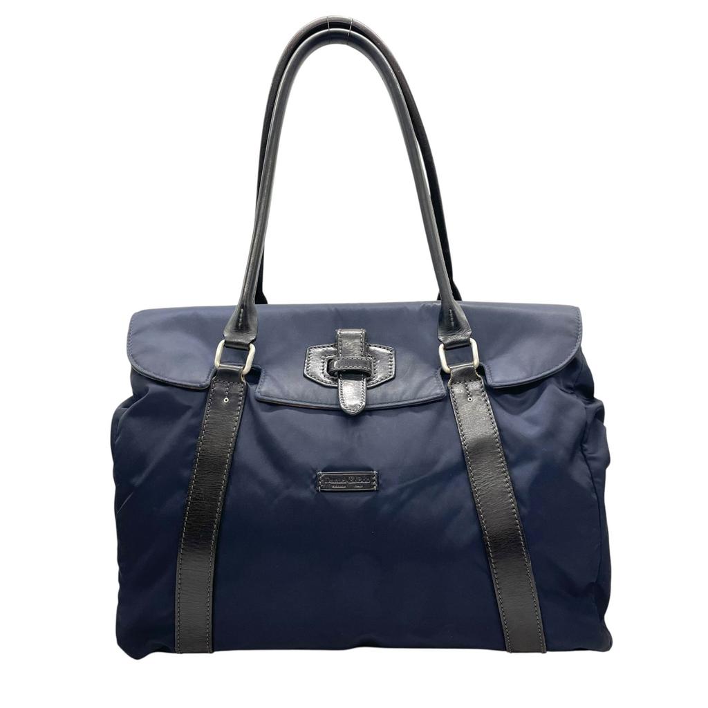 Used Daniel & BobTote Bag Navy/black Nylon/leather mens