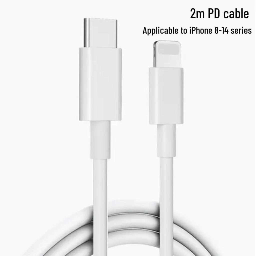 Apple 35W Fast Charger Set: 20W PD Charger & Cable for iPhone 8-14, 3C Certified