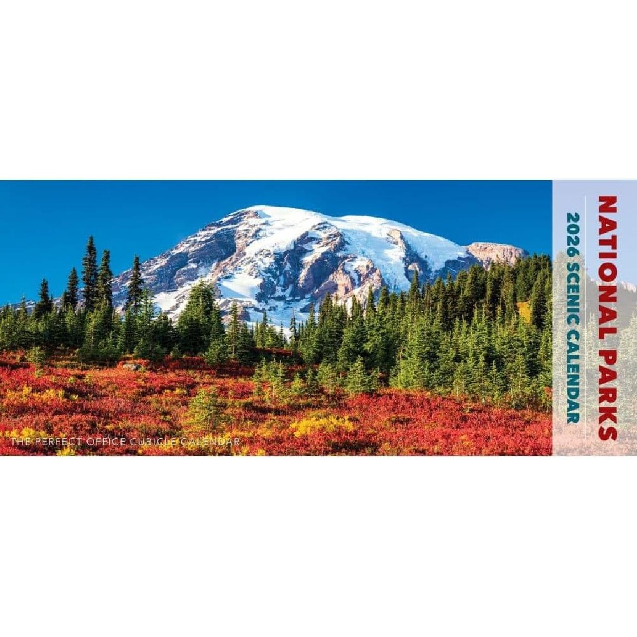 Willow Creek Press, National Parks Panoramic 2026 Wall Calendar, 15 X 6.5 , 18-Month Calendar with Stapled Binding