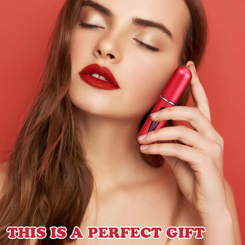 Solid Color 5ml Bottom Flush Rechargeable Perfume Bottle Sprayer Small Portable Cosmetic Refill Perfume