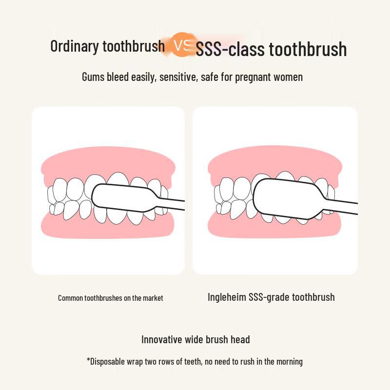 Yinggehan Ultra-Soft Wide Head Toothbrushes