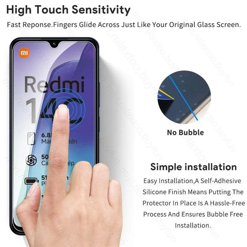 4 In 1 Tempered Glass Case For Redmi 14C 15C 4G 5G Camera Lens Screen Protector Readmi Redmy Redmi14C 14 C C14 Redmi15C 15 C C15