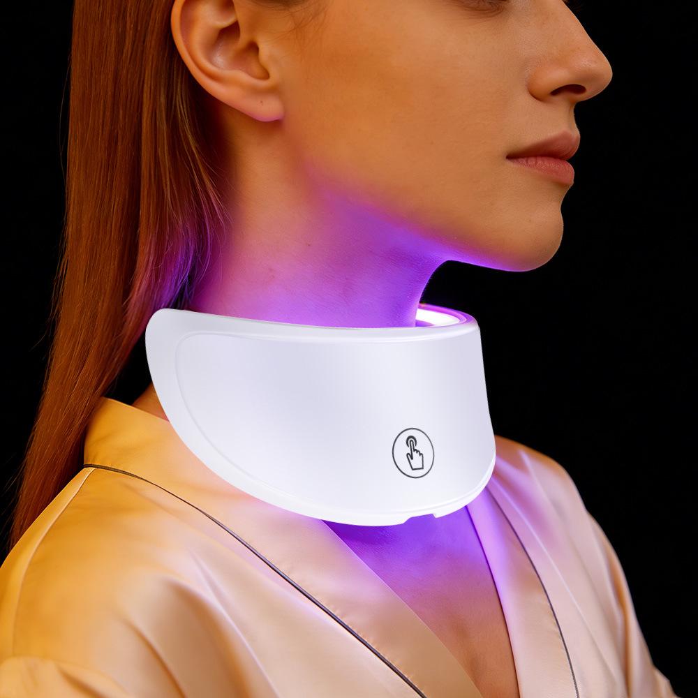 LED Colorful Photon Neck Rejuvenation Device - Fade Neck Lines and Protect Neck & Shoulders