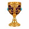 1pc Hand Engraved Metal Chalice Goblet Anti-break Embossed Goblet  Bars Restaurants Home Decor