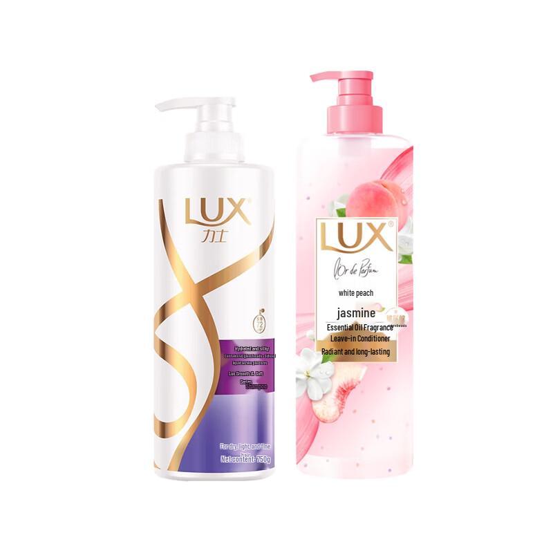 

Lux Hydrating Smooth Shampoo & White Peach Jasmine Conditioner Set
