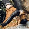 2025 New Men's Autumn and Winter Wind Retro Men's Shoes Desert Boots Tooling Boots Martin Boots Big Yellow Boots