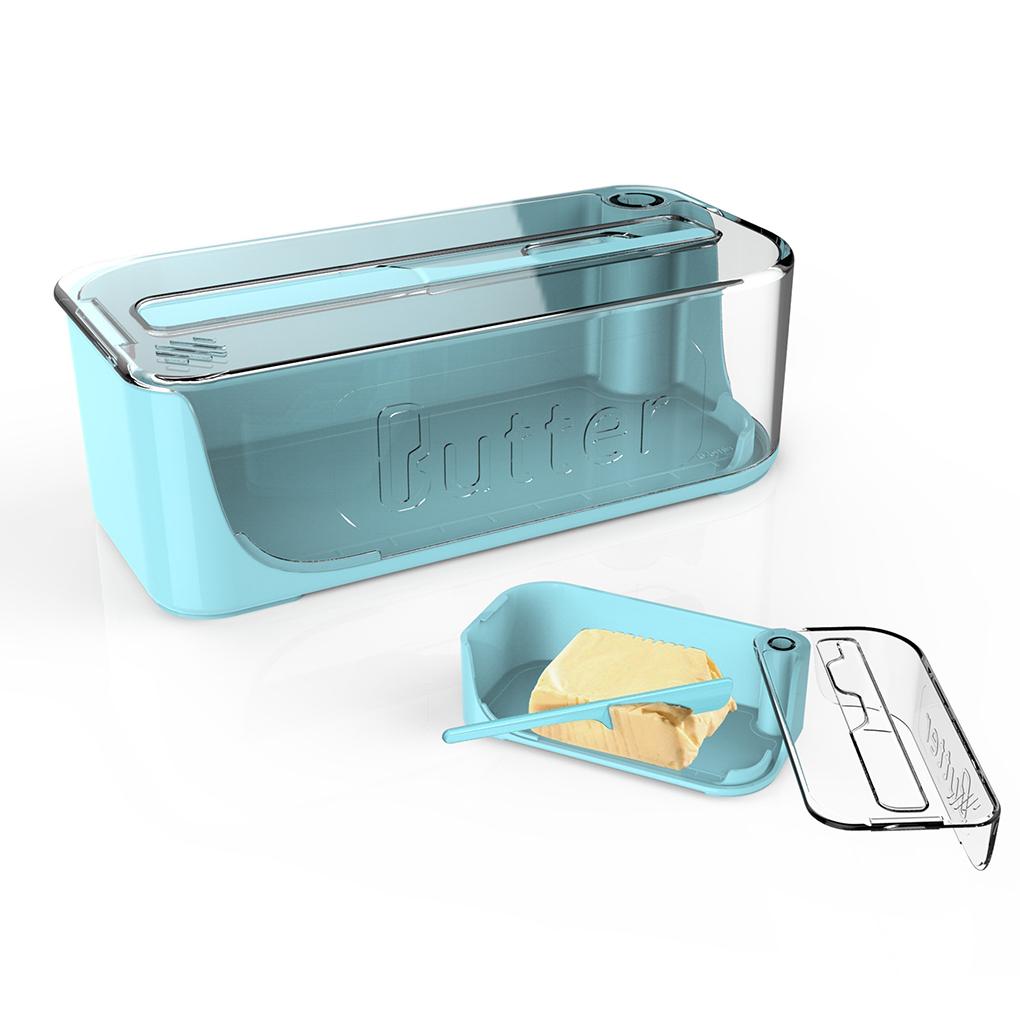 ABS Butter Container Storage Solution For Butter Nuts And Cheese Butter Dish With Lid And Knife