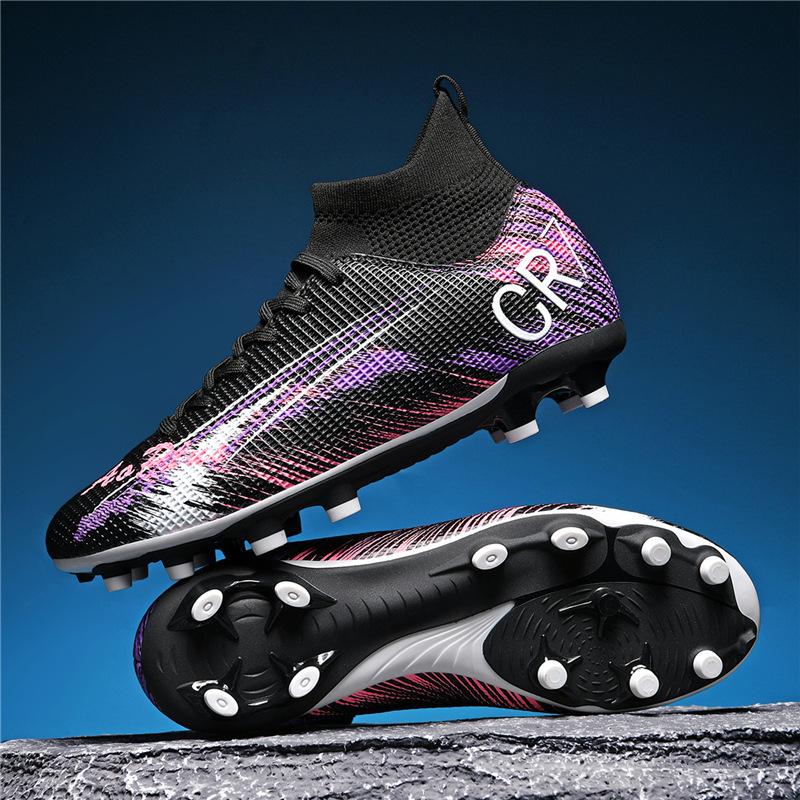 World football shoes TF broken nails children's students male and female adult AG people long nails lawn training shoes a pair
