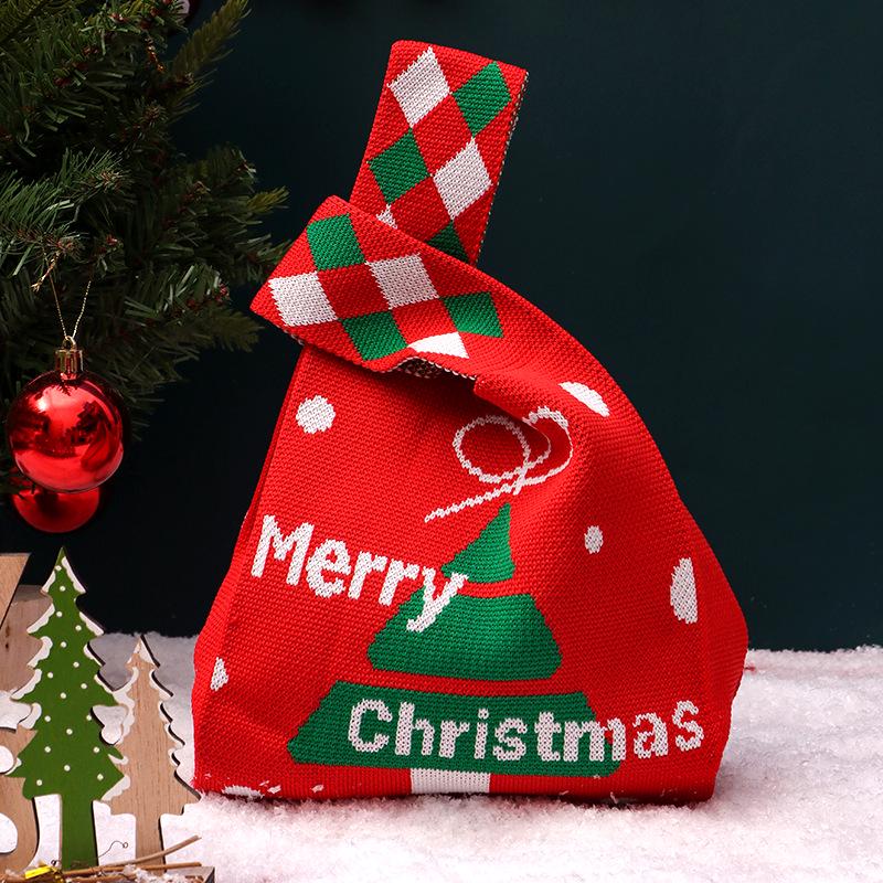 Christmas Eve Apple & Candy Gift Bag for Kids - Creative Festive Packaging