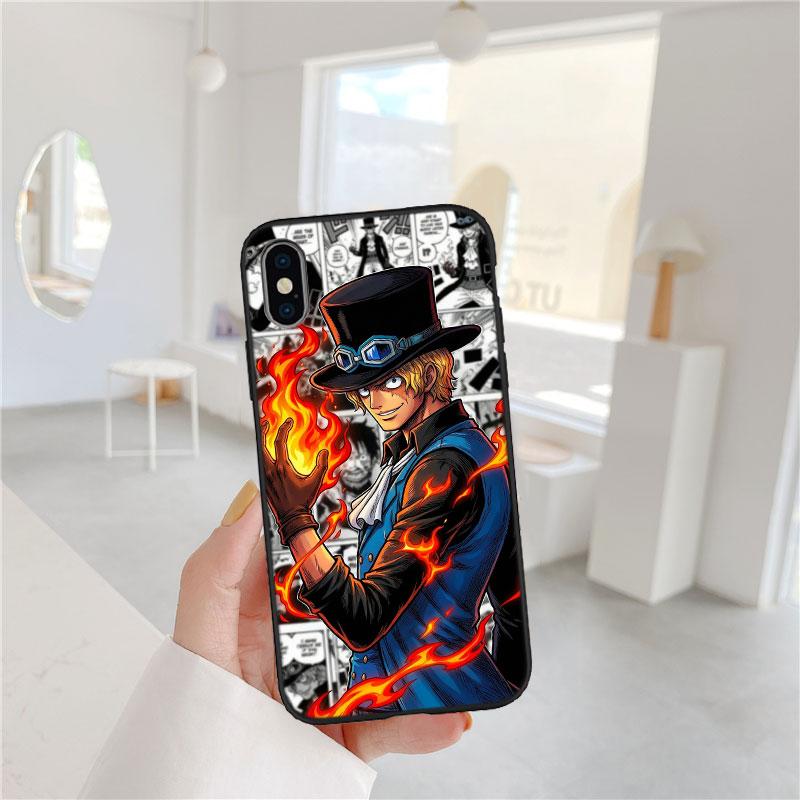 FM42 One Piece Sabo Soft Shell Phone Case for Redmi Note 8 9 Pro Max 9S 9T 9C NFC 8T 8A 10A A4