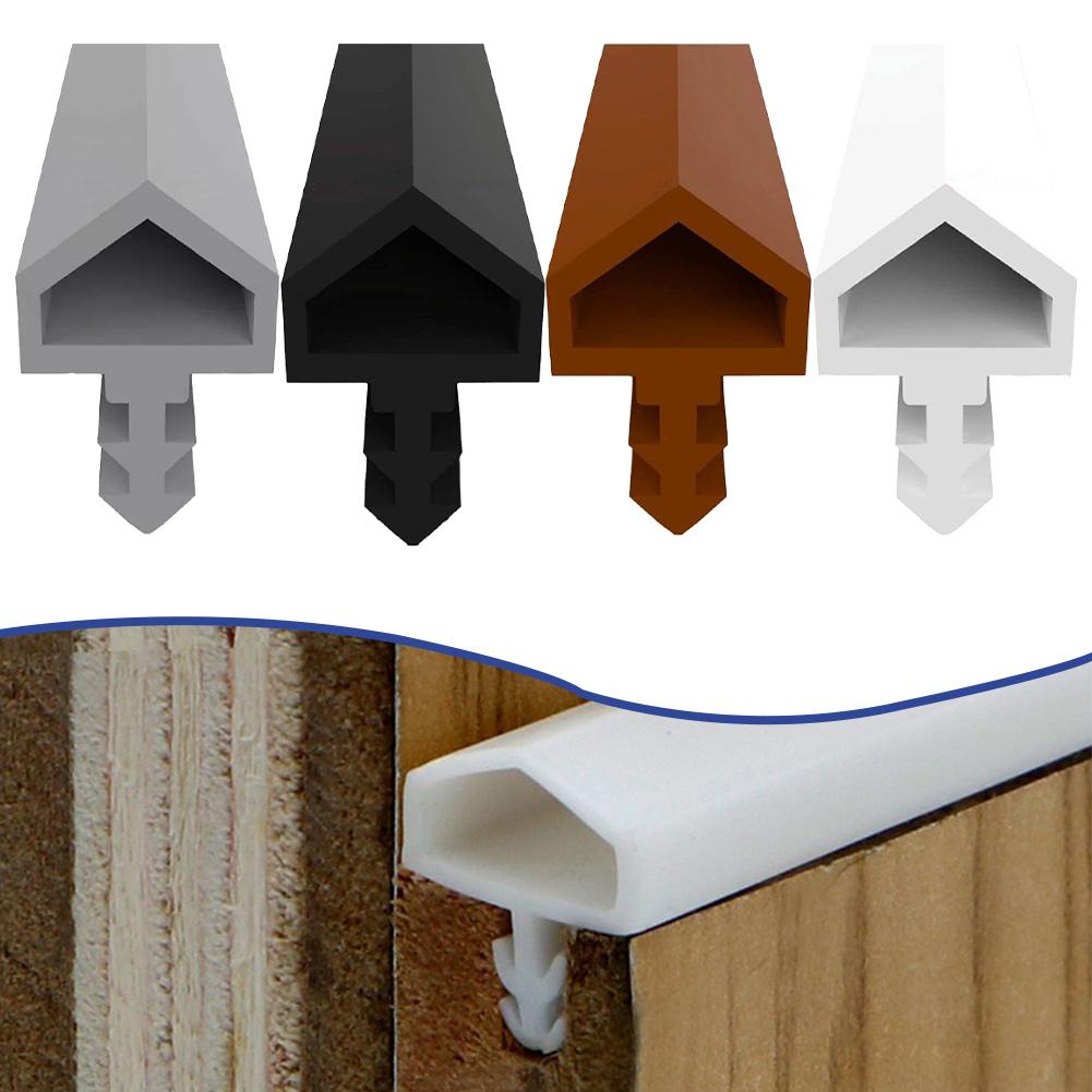 Door Seam Sealing Strip Rubber Sealing Tape Frame For Door Window 5/10mm Soundproof Windproof Anti-collision Sealing Strip