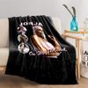 Pink Headscarf Fashion Blanket for All Seasons Blanket Lunch Break Throw Gift