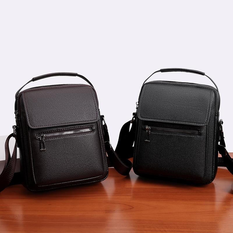 Neue Herren Umhängetaschen PU-Leder Hohe Qualität Tragetasche Mode Business Umhängetasche Retro Ledertaschen Bauchtasche