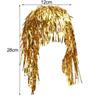 Cosplay Disco Wig Foil Tinsel Shiny Party Hat Adults Metallic Cosplay Supplies Funny Atmosphere Festive Decoration