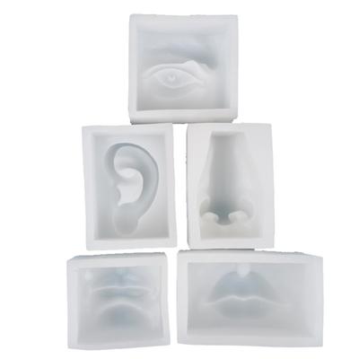 Food Grade Candy Mold Facial Features Shaped Chocolate Molds Kitchen Baking Tools Perfect Gift for Baking Enthusiasts