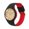 Authorized Distributor Ice Watch Watch 022325 ICE Loulou Black Gold Glitter Small 3H 34mm [Ice-watch] Women's