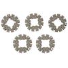 5pcs Oscillating Saw Shank Adapter Kit Made from Steel with Oxidation Resistance for Long Term Use in Workshop Settings