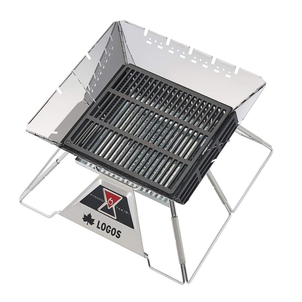 LOGOS Pyramid Iron Roaster XL 81064200 Camping Outdoor Barbecue Stove