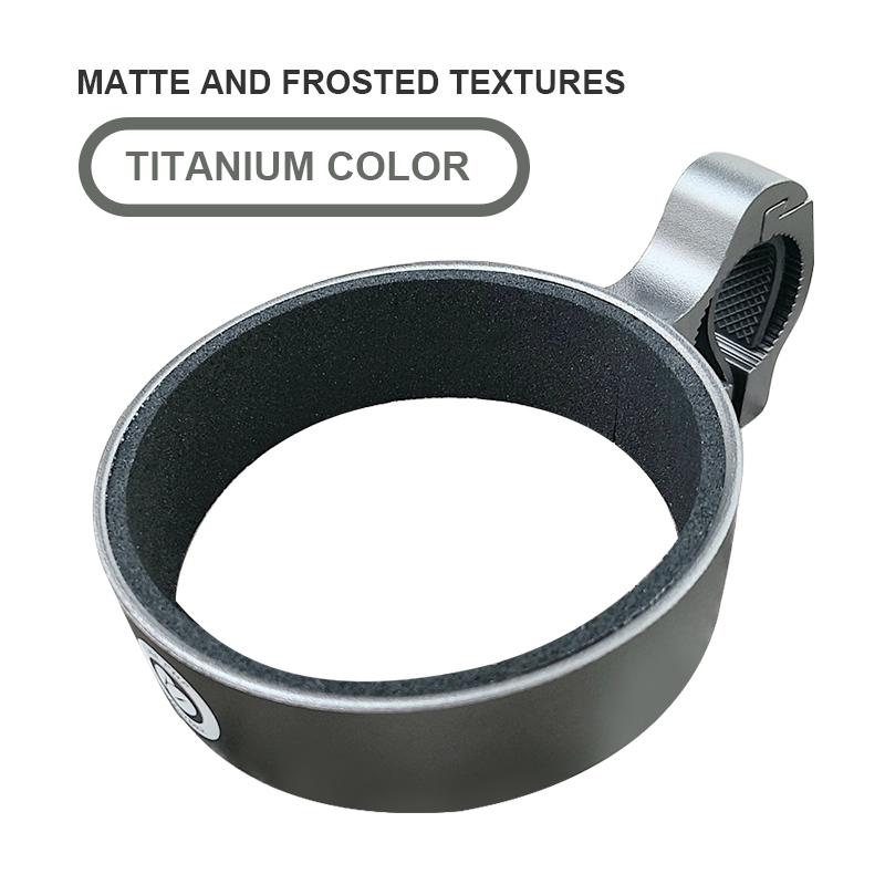 PCycling Bicycle Coffee Cup Holder/Milk Tea Cup Holder/Aluminum Water Bottle Holder/Beer Holder with Matte Finish