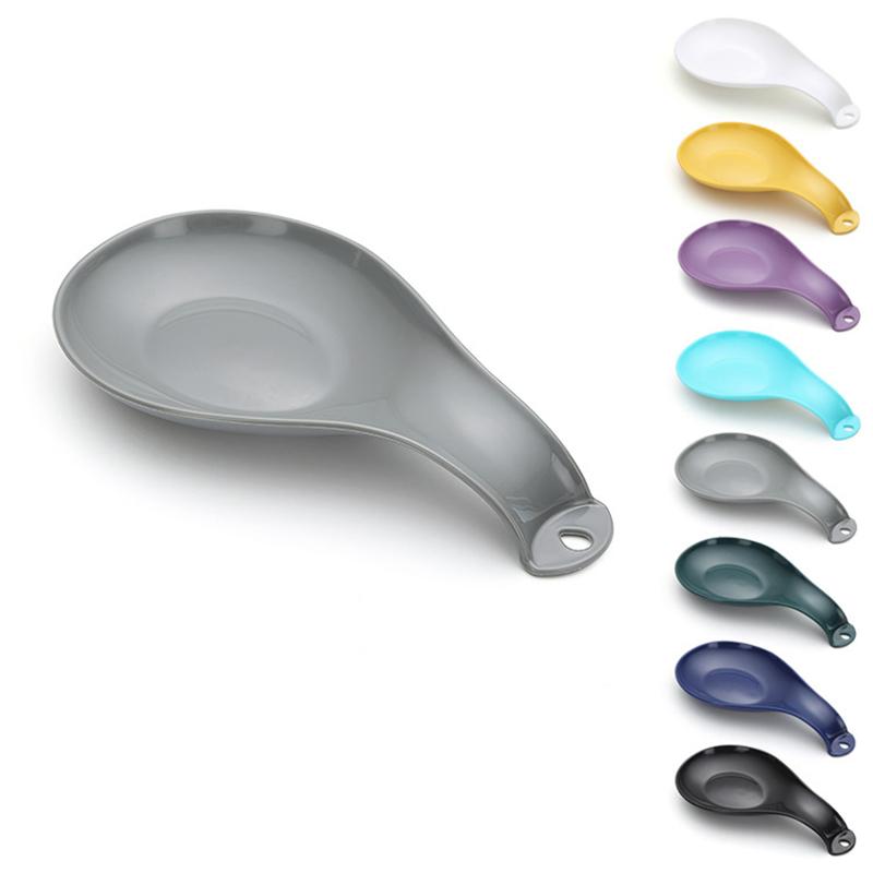 

2Pcs Set Heat Resistant Spoon Rest for Kitchen PP Coffee Spoon Pad Holder Non Slip Cooking Utensil Rests Tabletop Convenience