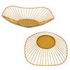 Wire Fruit Bowl Simple Wire Style Strong Durable Metal Large Capacity Metal Fruit Basket for Fruits