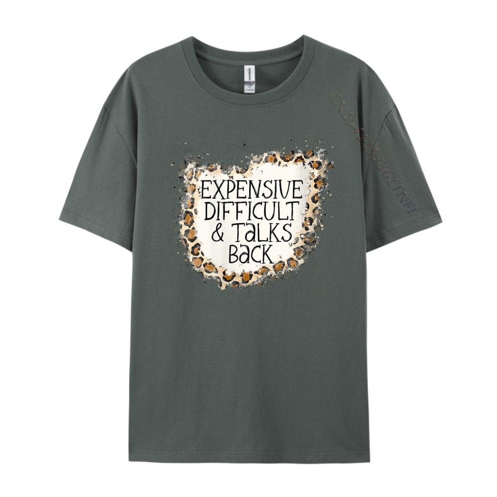 Expensive Difficult And Talks Back Harajuku T Shirt Man Cool Streetwear Natural Man Clothes Plus Size