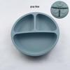 Spot Silicone Divided Baby Plate - Suction Bowl for Infant Feeding and Training