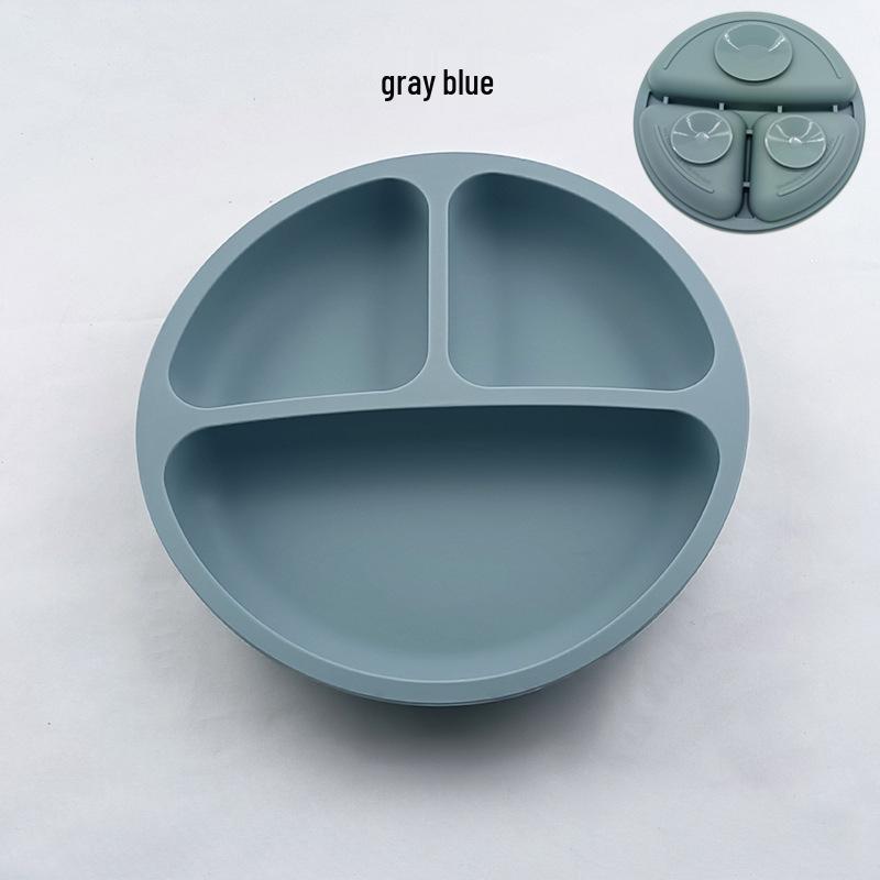Spot Silicone Divided Baby Plate - Suction Bowl for Infant Feeding and Training