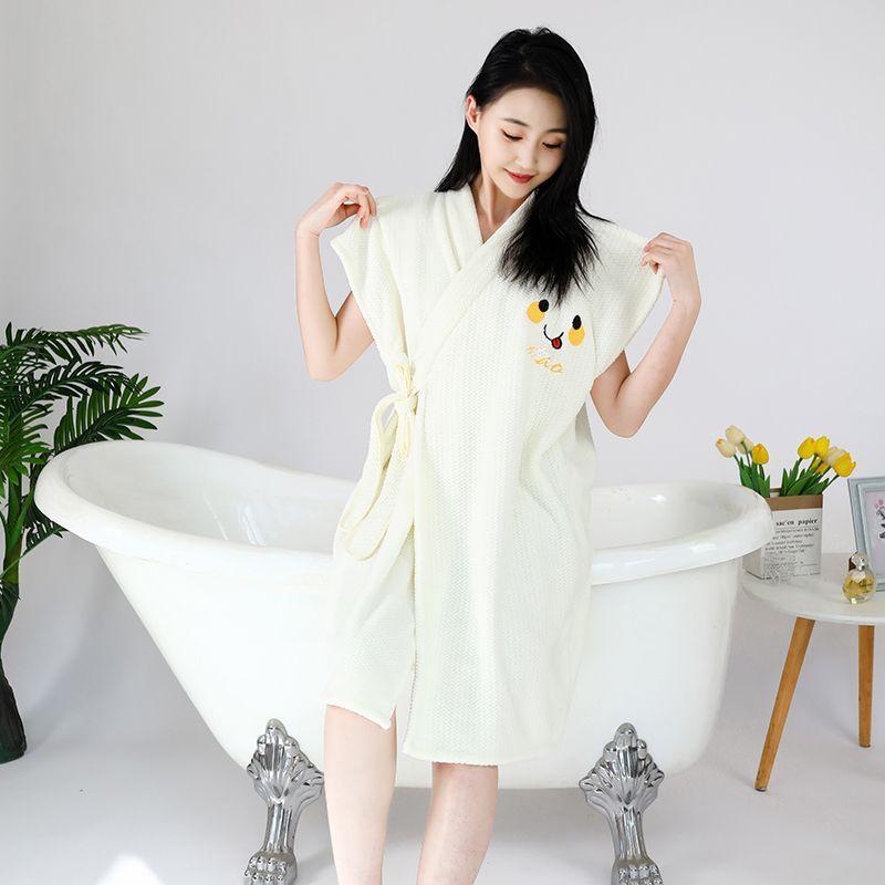 Womens Bath Towels Wearable Fast Drying Bathing Beach Spa Bathrobes Wash Clothing, Shower Bath