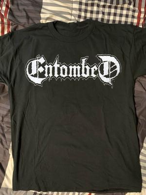 Rare! Gildan Shirt Entombed Band Logo Unisex Concert S To 5XL CR638 Unisex T-Shirt