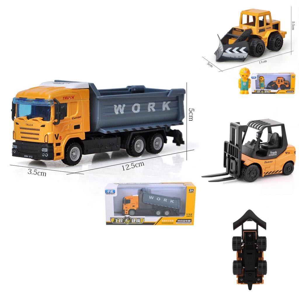 Classic 164 Scale Construction Vehicle Model With Premium Alloy And Plastic Materials