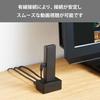 Elecom Stand Type Adapter Wi-Fi for TV Fire TV Stick/Fire TV Stick 4K/4K Max Compatible with LAN Port DH-FTHDL01BK