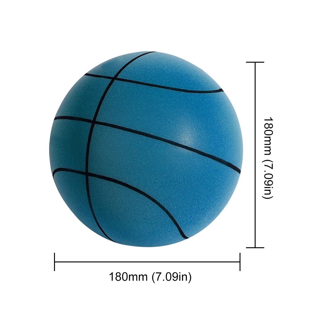 Bouncing Mute Ball 18/21/24cm Silent Foam Basketball Indoor Silent Ball Pat Basketball Silent Toddler Toys Air Bounce Basketball