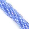 6mm Flat Glass Crystal Beads - DIY Plated Color Abacus Loose Beads for Accessories
