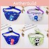 Playful Kids Cartoon Waist Bag Stylish Unisex Design Lightweight Nylon Backpack School For