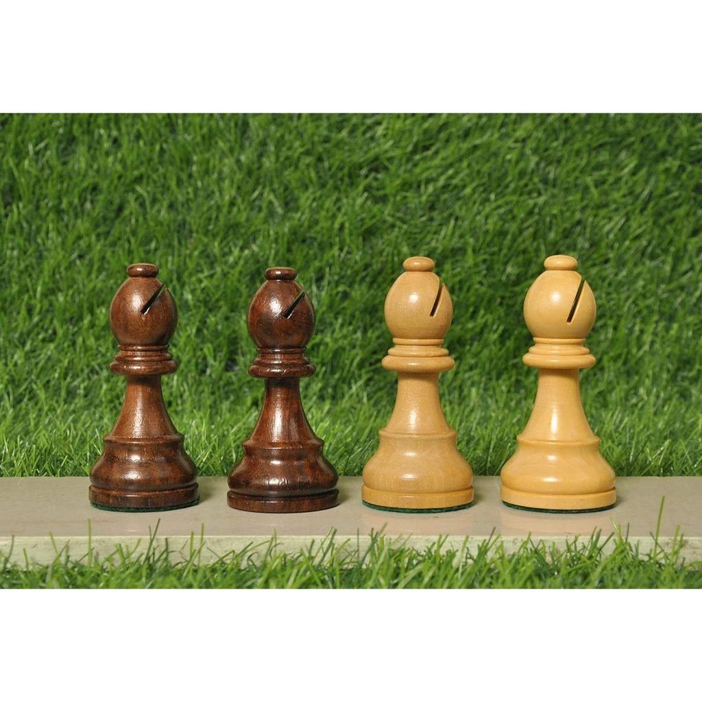 Wooden Chess Pieces Only 32 Chessmen and 2 Extra Queens Made of Boxwood and Rosewood for Tournament and Professional Players.