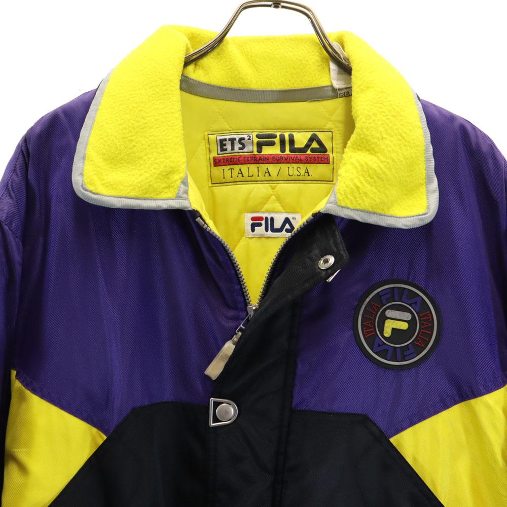 Fila 90s Old Batting Jacket M Purple Men's Used