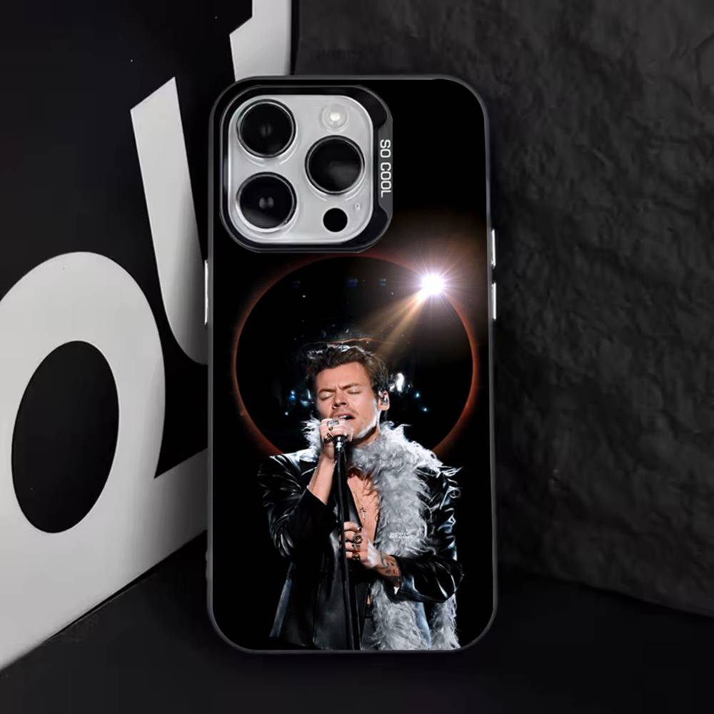H-HaRRyS singer Styles-s For iPhone 17,16,15,14,13,12,11,Pro,Max,Plus,E,Air,Mini Anti Fall Black Matte Hard Bumper Phone Case iPhone11