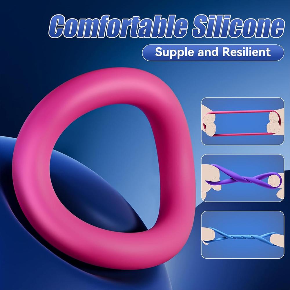 Sex Toys Silicone Penis Ring Cock Ring Sexual Stimulation Device Erection Enhancing Long Lasting Stronger Adult Sex Toys for Men
