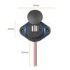 12-24V 3.1A PD QC3.0 2.1A Dual USB Charger Car Modified Socket Motorcycle Boat Utv Camper Caravans Universal Modified Charger