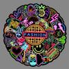 50 Neon Lights Graffiti Personality Ins Style Colorful Guka DIY Suitcase Mobile Stickers