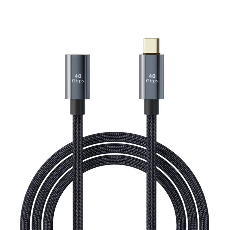 Usb C Extension Cable Type C Male-to-female Extender Cord Usb4 Full-featured Data Cable 40gbps